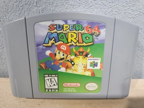 Super Mario 64 (Nintendo 64, 1999) - Cartridge Only - Tested & Working