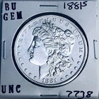 1881 S BU GEM MORGAN SILVER DOLLAR UNC MS+++ U.S. MINT RARE COIN 7738