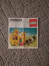  LEGO Classic Castle 375 / 6075   Instruction Build Manual 1978,  