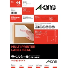 Label sticker 2 sides 22 sheets 72202