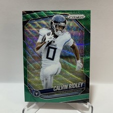 Calvin Ridley Green Prizm 2025 Panini Prizm #220 Tennessee Titans Football