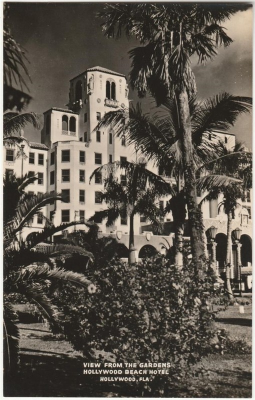 Hollywood, FL - RPPC - Hotel