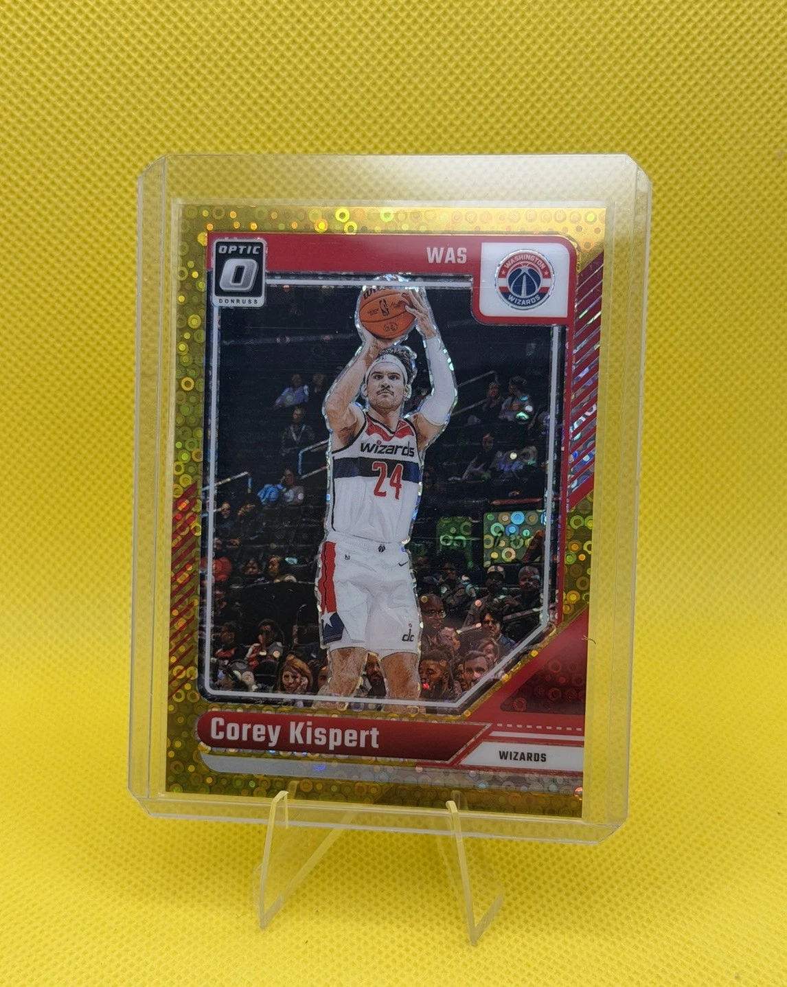 2024-25 Donruss Optic Corey Kispert #183 Gold Fast Break Prizm /10