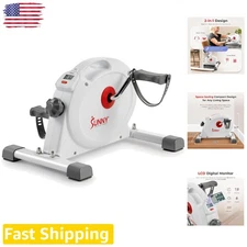 Smart Office Bike - Quiet, 16-Level Resistance, LCD, Free SunnyFit App Included