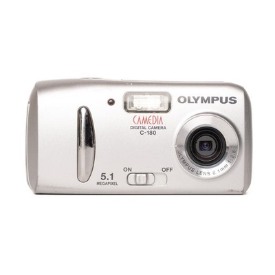 Olympus CAMEDIA C-180 5.1MP Digital Camera - FULLY FUNCTIONAL