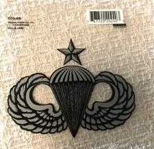 US ARMY SENIOR PARACHUTIST JUMP WINGS STICKER DECAL 3.75"x3" MITCHELL PROFFITT