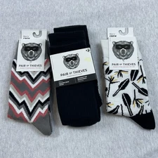 Pair Of Thieves Cushioned Crew Socks Men’s 8-12 Shoe Size Comfort Cuff 4 Pairs