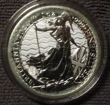 2024 Great Britain 1oz Silver Britannia £2 .999 Fine (King Charles III) Milking