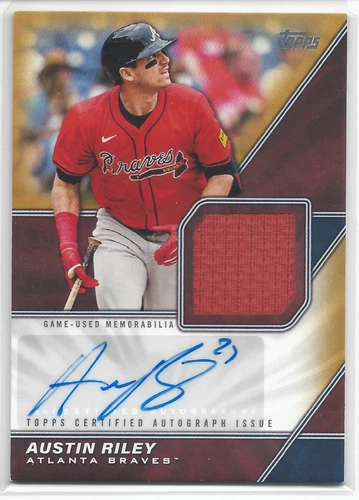 2026 Topps Series 1 Major League Material Austin Riley Gold Auto /50 - Picture 1 of 2