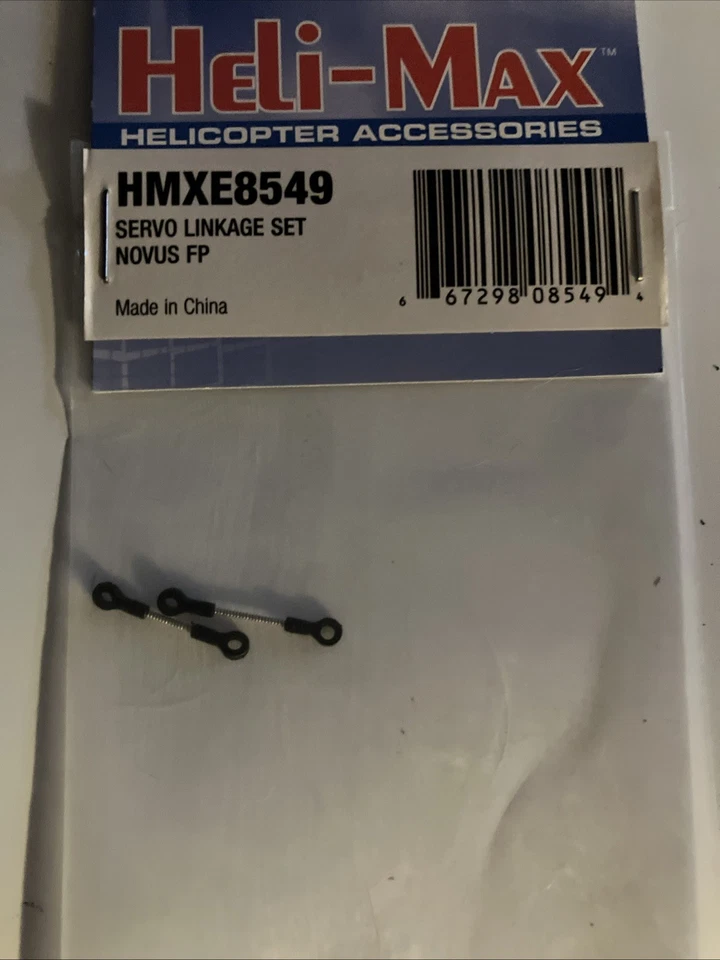 HELIMAX NOVUS FP HMXE8549 SERVO LINKAGE & HMXE8550 CNC ROTOR HEAD - Image 3 of 4