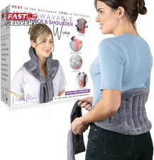 Microwavable Heating Pad for Back Pain Relief Moist Heat Pack for Neck Shoul