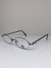 New Vintage Jean Paul Gaultier JPG 57-6101 Eyeglasses C. Silver 49mm Made Japan