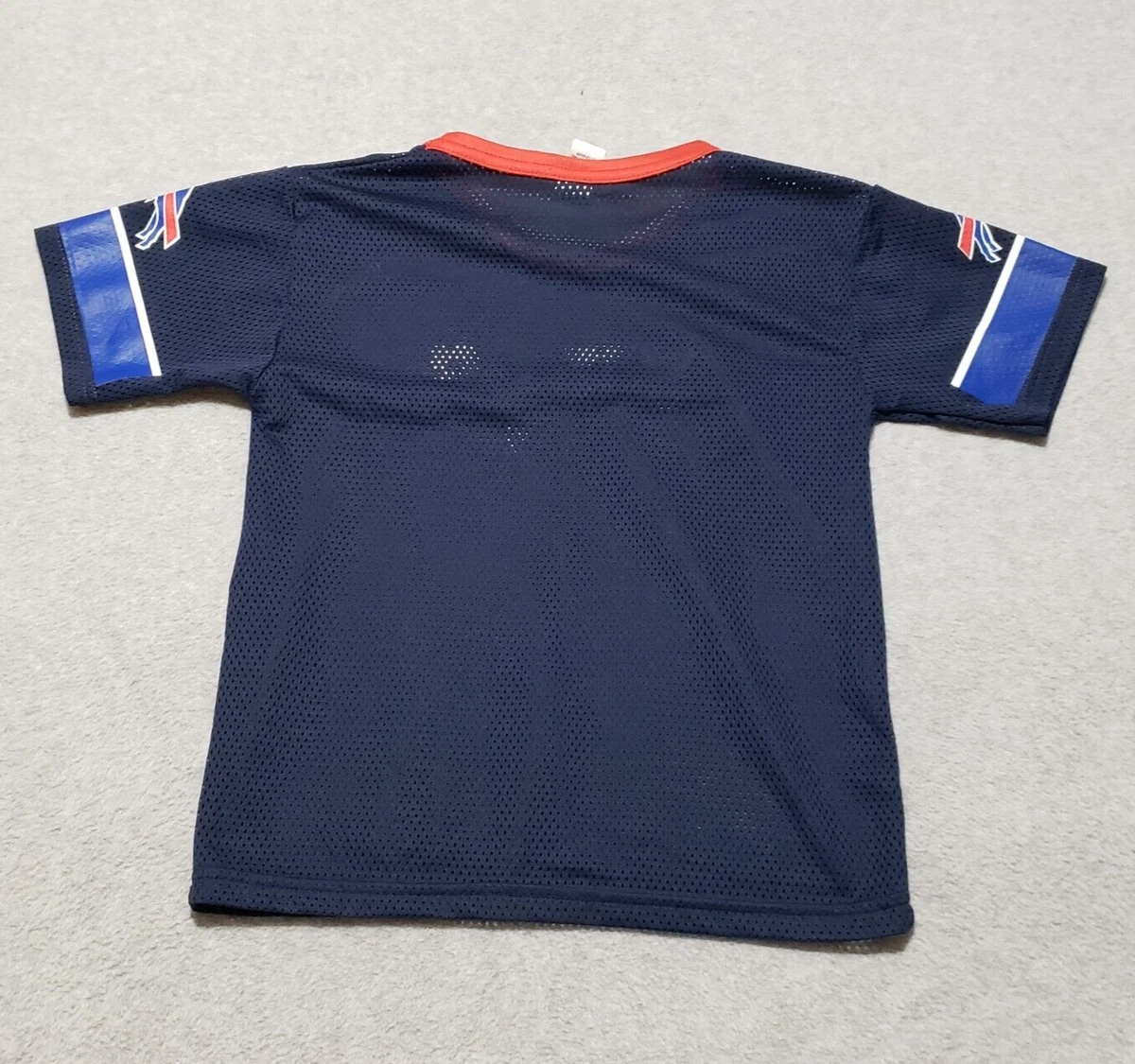 Buffalo Bills Jersey Boys Medium Blue Mesh NFL Football Polyester
