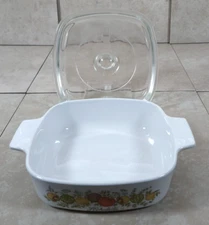 Corning Ware Spice of Life L'Echalote 1qt Casserole Dish A-1-B With Lid