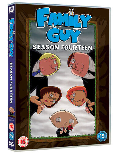 Family Guy: Season Fourteen DVD (2014) Seth MacFarlane cert 15 3 płyty