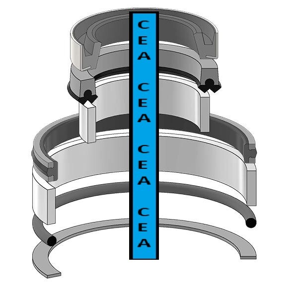 86570931 Bucket Tilt Cylinder Seal Kit Fit New Holland L180 L185