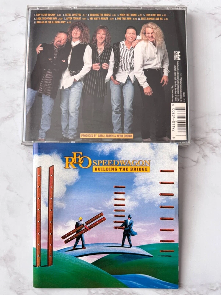 REO Speedwagon Building The Bridge CD ORIGINAL PRESS 1996 Castlle 119-2 RARE OOP - Image 4 of 4