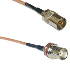 RG316 DVB TV Pal Female to BNC FEMALE SM BULKHEAD RF Cable Rapid-SHIP LOT