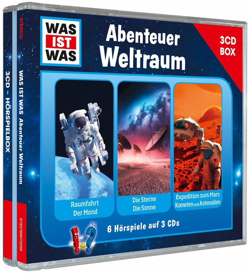 Thumbnail - Baur Manfred (dr.). Was Ist Was - Abenteuer Weltraum. Audio-cd