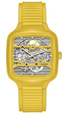 New Rado True Square Automatic Skeleton Grey Dial Men Ceramic Watch R27177255