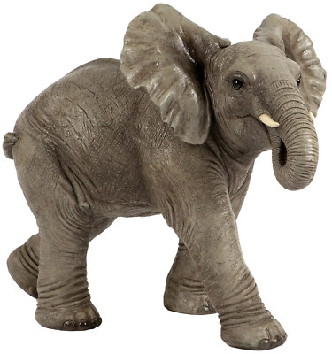 Elefant Garten Ornament Harz Figur Wohndeko Statue Dschungel X-Large