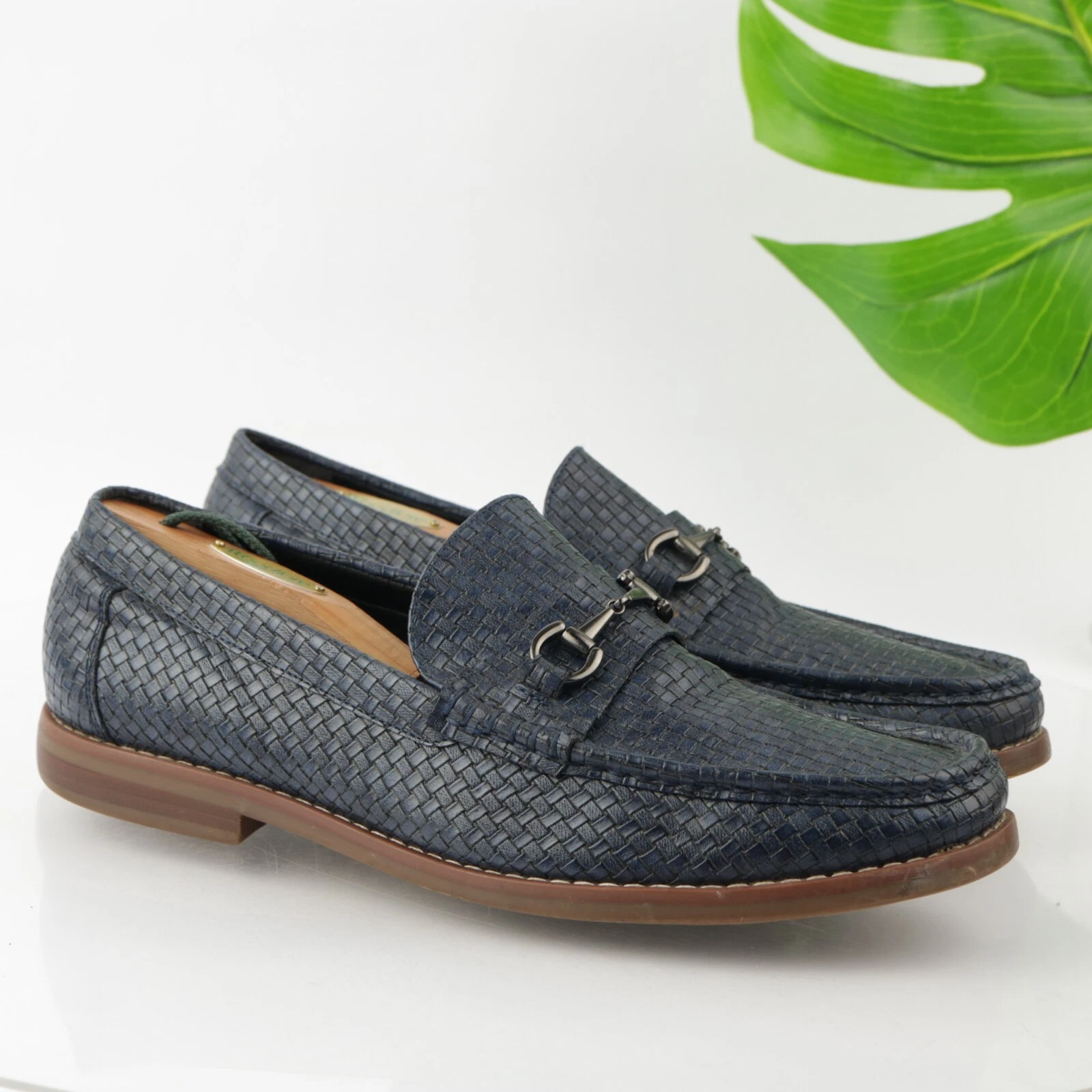 VANS Mocassino slipon da uomo Van Heu taglia 11 tessuto blu navy scarpa memory foam