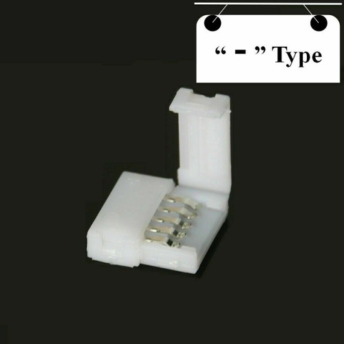 Solderless led strip L X T Connector For 5050 3528 RGBW RGB cct LED Strip Light - Picture 9 of 14