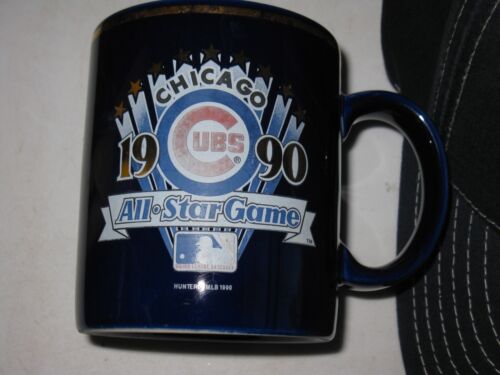 Taza de café MLB All Star Game 1990 de colección y sombrero de los Chicago Cubs osfm 2 artículos - Imagen 2 de 14