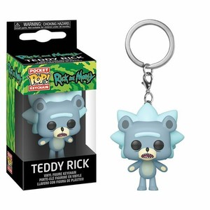 rick and morty pop keychain