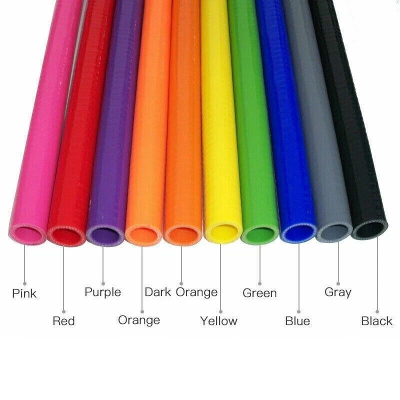 For TOYOTA RAV4 1AZ/2AZ 2.0L 2.4L 2005-2012 Silicone Radiator Coolant Hose Black - Image 4 of 4