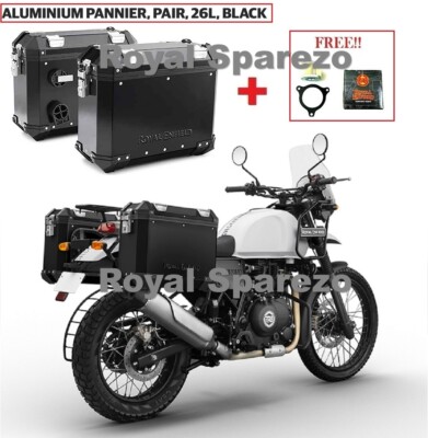 aluminium panniers for royal enfield himalayan