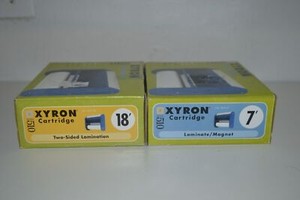 Beaucoup de 2 Xyron 510 Cartouche de recharge DL1601-18 DL1601-7 2 Aimant stratifié latéral
