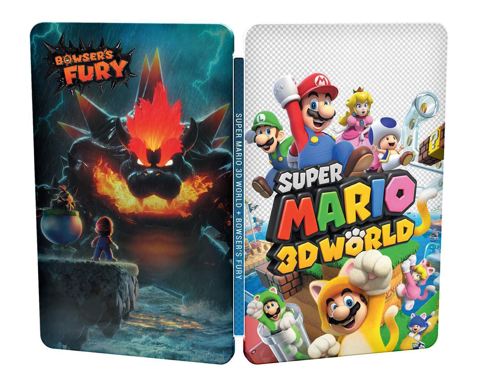 SUPER MARIO 3D WORLD Nintendo Switch Steelbook RARE LIMITED Steelcase no  game !