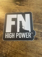FN Herstal Firearms High Power High Quality Vinyl Sticker Decal 4”