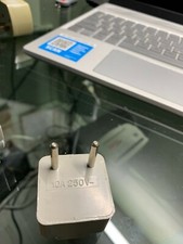 Used EU Euro to Euro and USA Power Jack Wall Plug Converter Travel Adapter Us