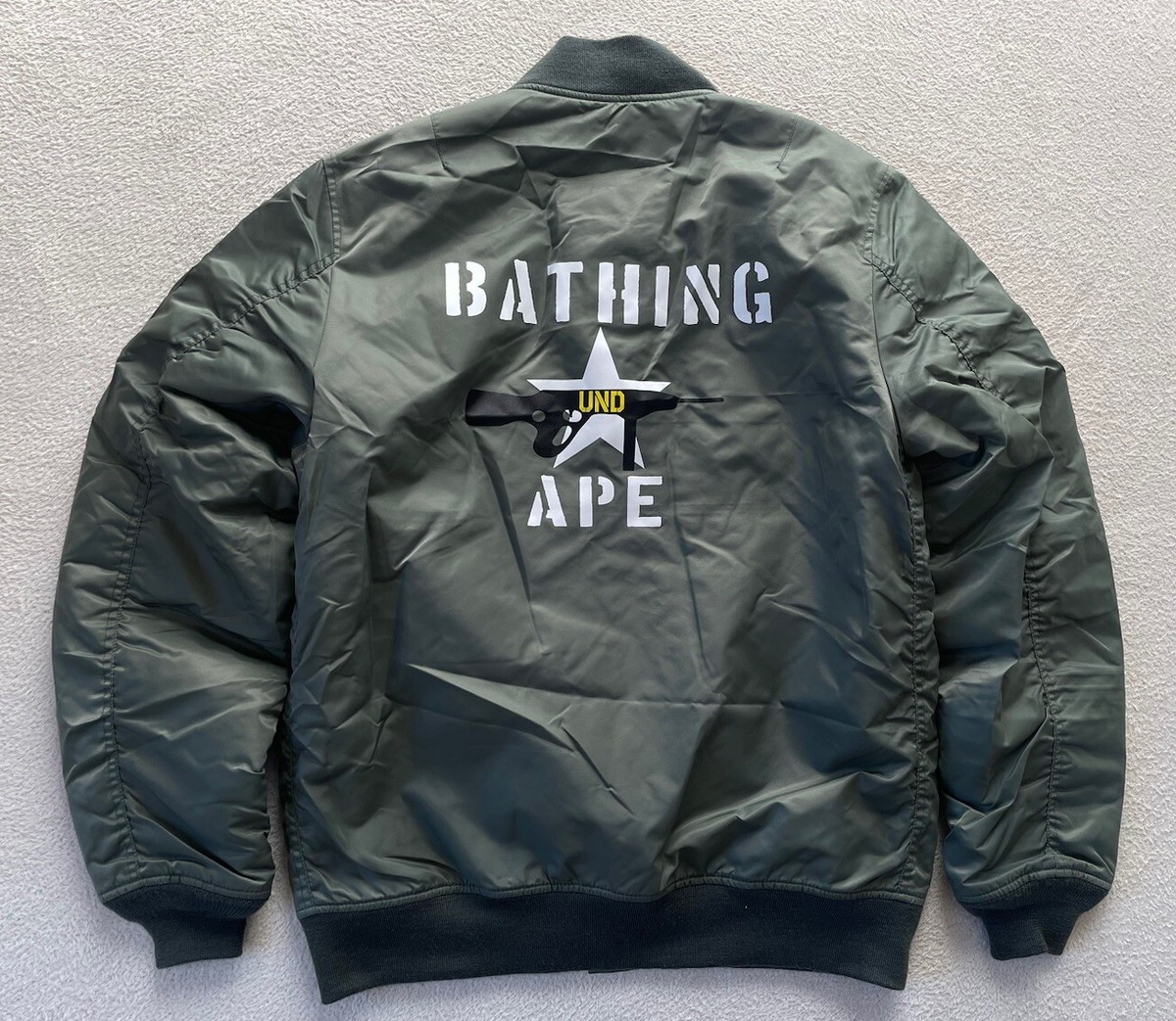 BAPE® X UNDEFEATED CAMO SHARK MA-1 Limited A BATHING APE Bape x Undefeated Collaboration Camo