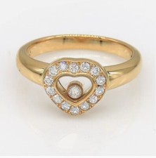 Chopard Diamond Happy Heart Ring in 18k Yello...
