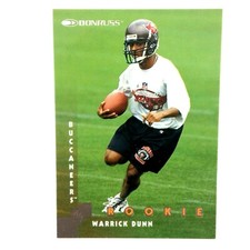 Warrick Dunn 1997 Donruss Rookie Card #196 NFL Buccaneers Falcons. rookie card picture