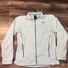 The North Face Jacket Womens Medium Blue Fleece Long Sleeve Full Zip