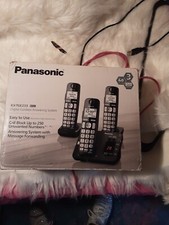 Panasonic KX-TGE233B Expandable 3 Handset Cordless Phone System