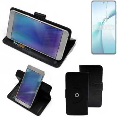 360° Schutzhülle für OnePlus Nord CE4 Lite 5G Wallet Case Universal schwarz K