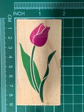 Tulip Rubber Wood Stamp Posh Presents Craft Unused