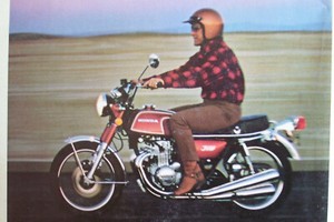 vintage parts rare 1970's 1973 1974 1972 HONDA CB 500 350 360 FOUR motorcycle ad