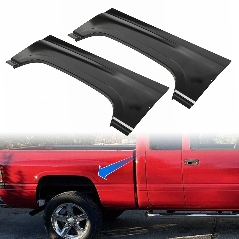 For 1994-2001 Dodge Ram Rear Upper Wheel Arch Repair Panel Sections Both Sides Foto 2 de 4