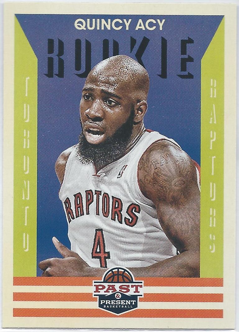 2012-13 Panini Past Present Rookie QUNICY ACY Toronto Raptors