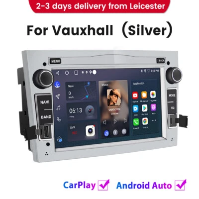 CarPlay Android Stereo For Vauxhall Astra H Corsa D Zafira GPS SAT NAV Car Radio
