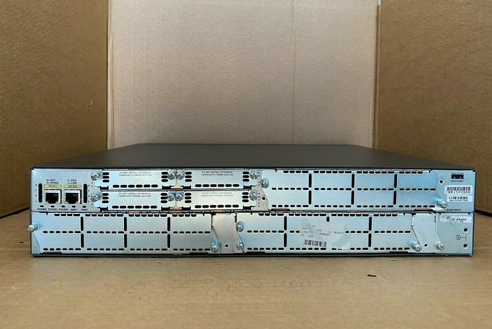 Cisco 2851 512mb Dram & 128mb Flash With Brackets for sale online | eBay