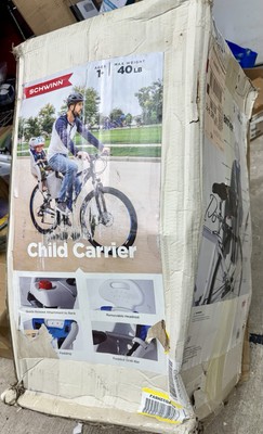 Siège Vélo Enfant Schwinn Deluxe & Ovation – Montage Arrière, Jusqu'à 18 Kg (40 Lb)