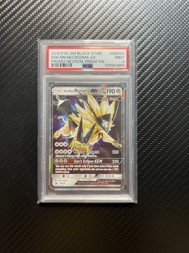 Dusk Mane Necrozma-GX graded PSA 9 for sale on eBay