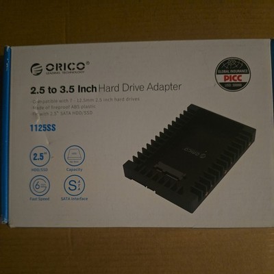 ORICO 2,5 auf 3,5'' Festplatten Adapter Halterung für 7-12,5mm SSD/HDD